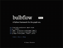 Tablet Screenshot of bulbflow.com